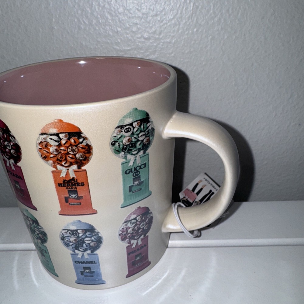 NWT Designer mug gum ball machine collection