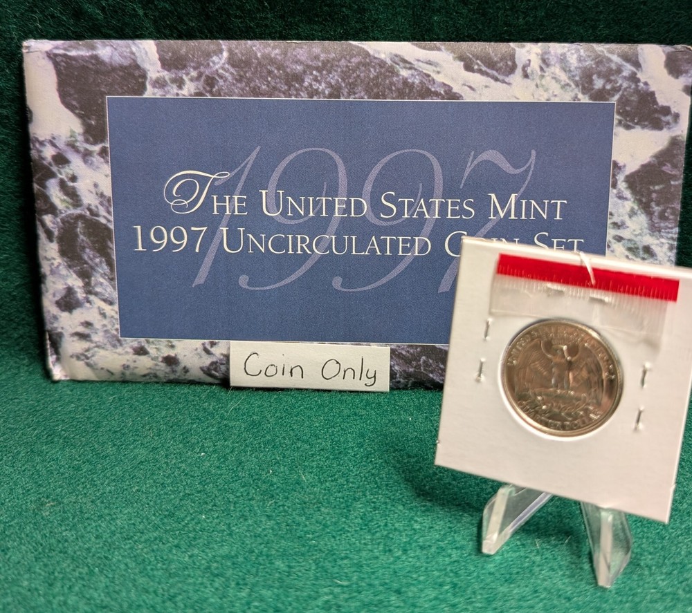 1997 D Washington Quarter Uncirculated from Mint Set