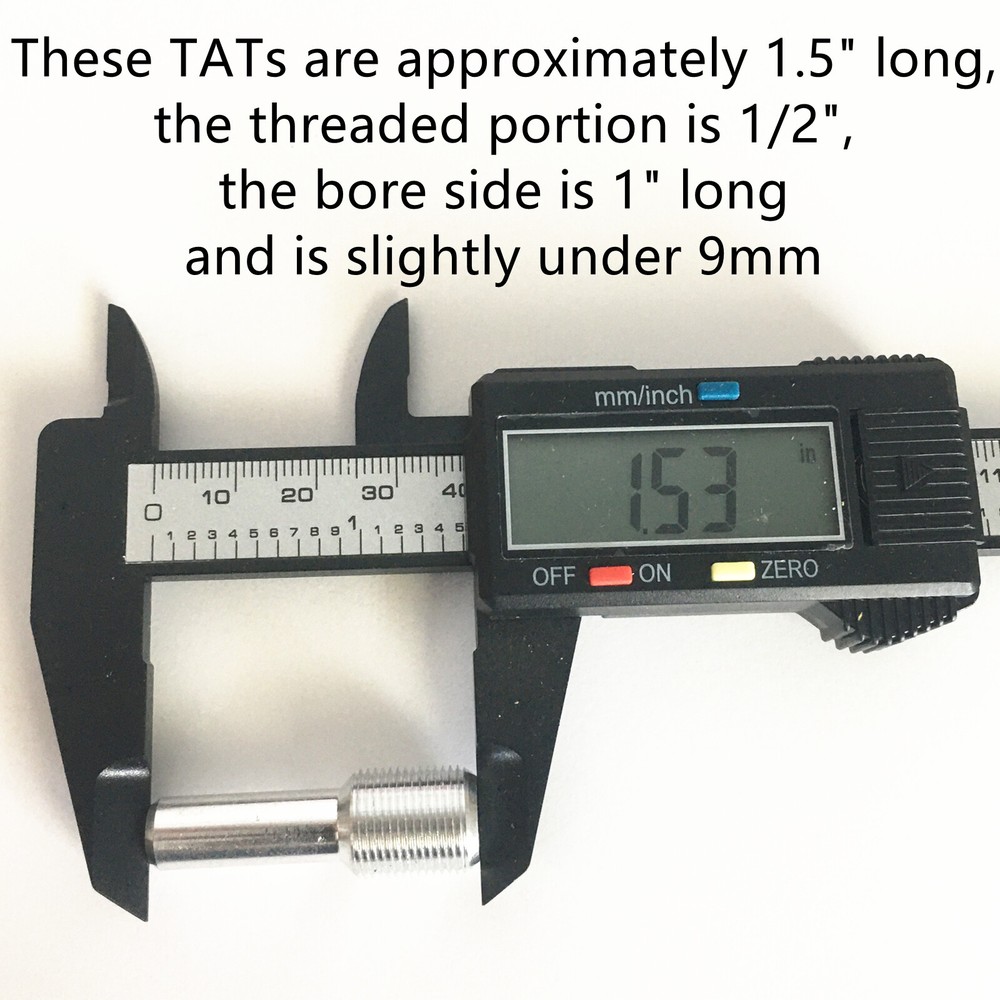1/2-28 Threading Alignment Tool (TAT) Die Starter for 9 mm