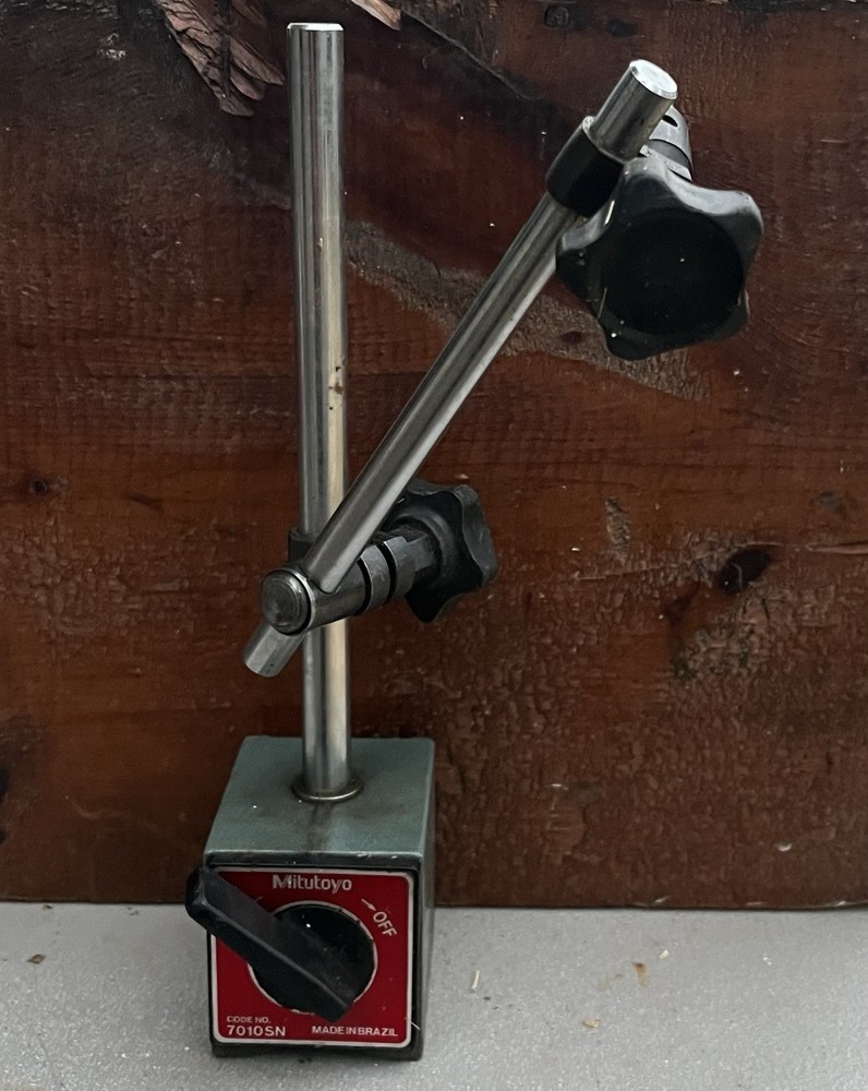 Mitutoyo 7010 SN Magnetic Stand Base Holder for Dial Indicator