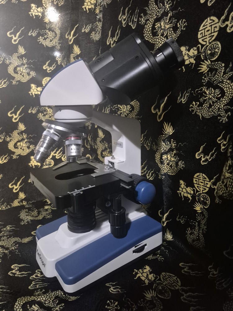 AmScope B120C 40x-2500x LED Lab Binocular Compound Microscope
