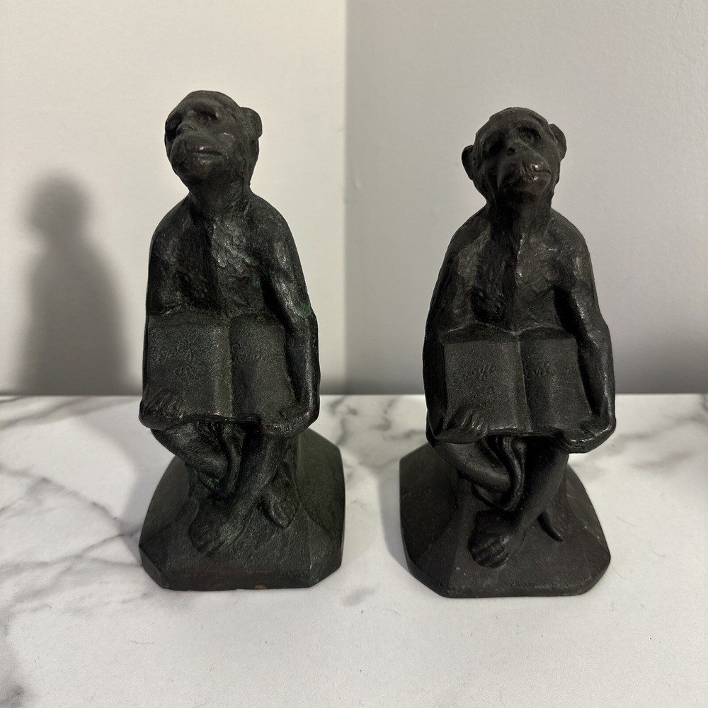 Chicago Foundry Scopes Monkey Trial Bookends Darwin Essays On Evolution