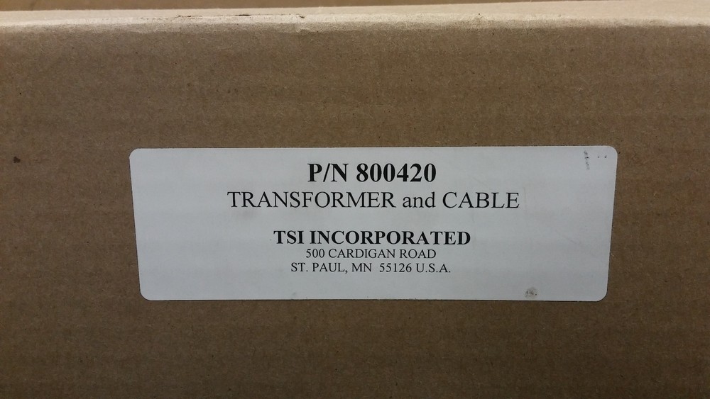 TSI Incorporated PN 800420 Transformer and 25FT Cable