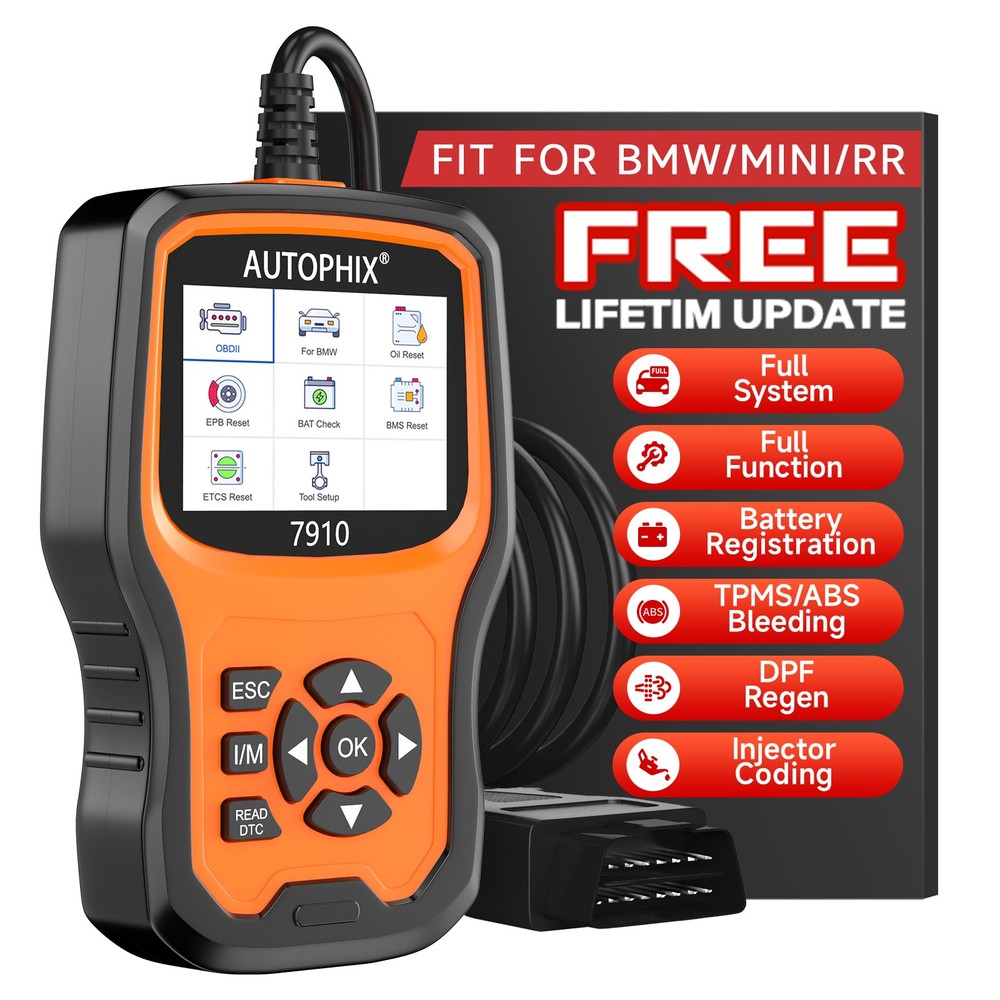 AUTOPHIX 7910 for BMW All System Diagnostic Tool Code Reader OBD2 Scanner Oil