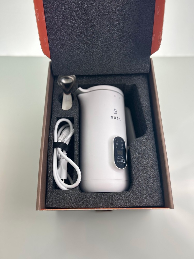 NEW Nutr Automatic Nut Plant Based Milk Maker Machine White Single Serve