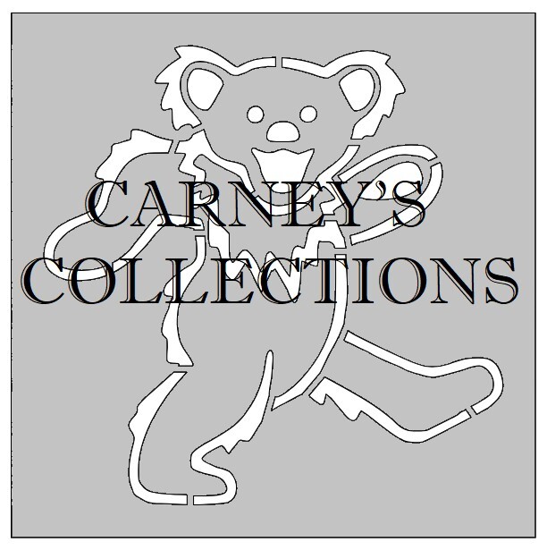 6"x6" Plastic Stencil, Grateful Dead Dancing Bear 3 (SA1364)*****