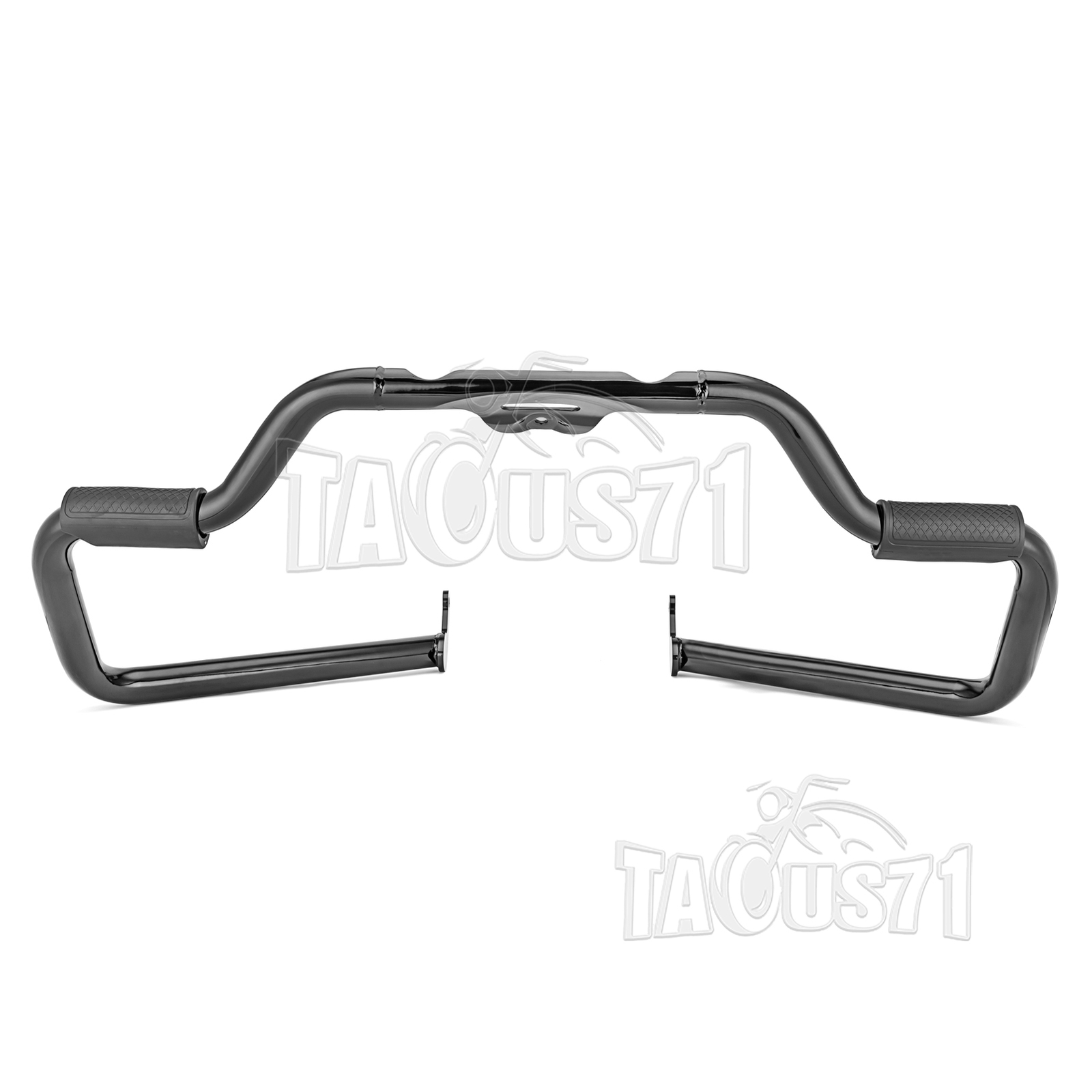 Front + Rear Engine Guard Crash Bar For 18-UP Harley Heritage Classic FLHC flhcs