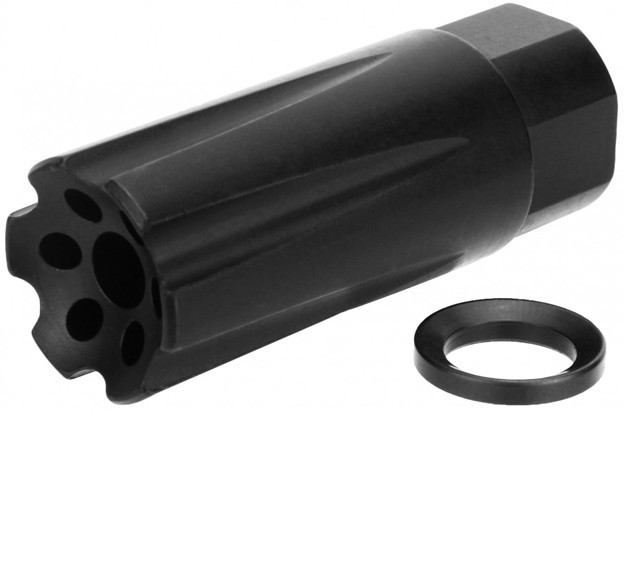 9mm 1/2-36 Linear Compensator Comp Muzzle Sound Forwarder USA Made Nitride Steel