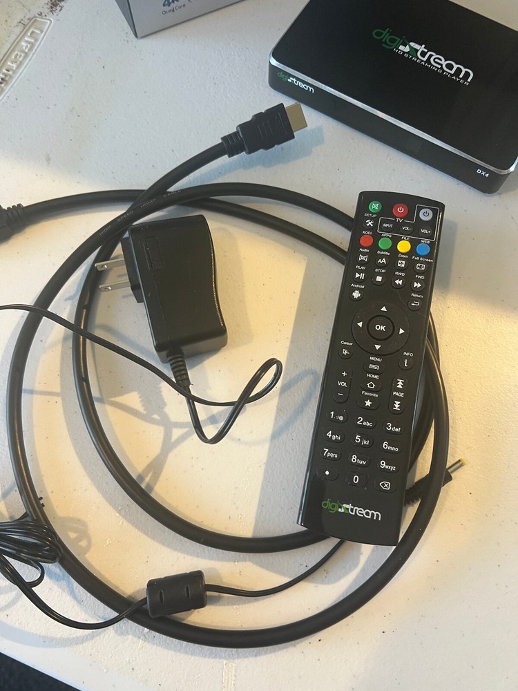 DigiXstream DX4 Quad Core 4K HD Streaming Player. Used