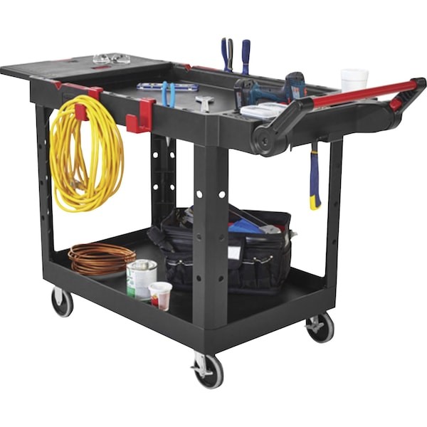 Rubbermaid Commercial 1997208 Adaptable-Design Utility Cart With Deep Lipped