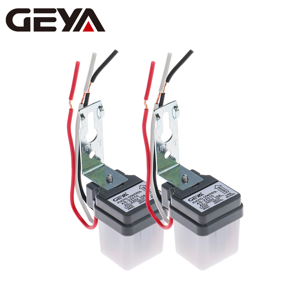 GEYA 2PCS Auto On Off Photocell street Light Switch 10A220V Photo Control Sensor