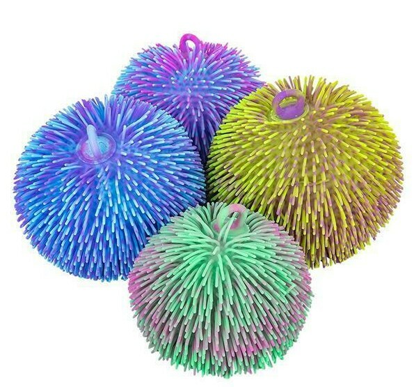 9" TIE-DYE PUFFER BALL (1 Random Color Per Order)