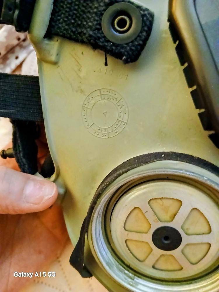 1942 WW2 Gas Mask Dated