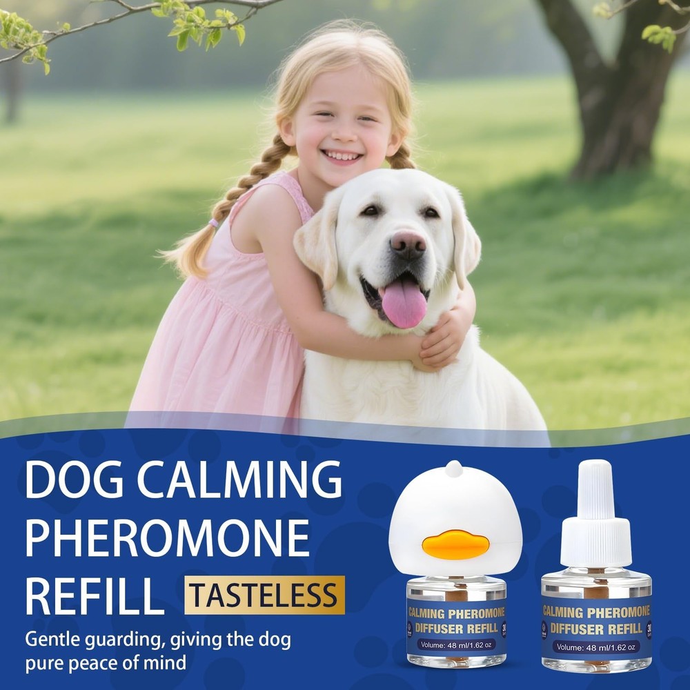 Dog Pheromone Calming Diffuser: Relaxing Diffuser for 3in1, Blue