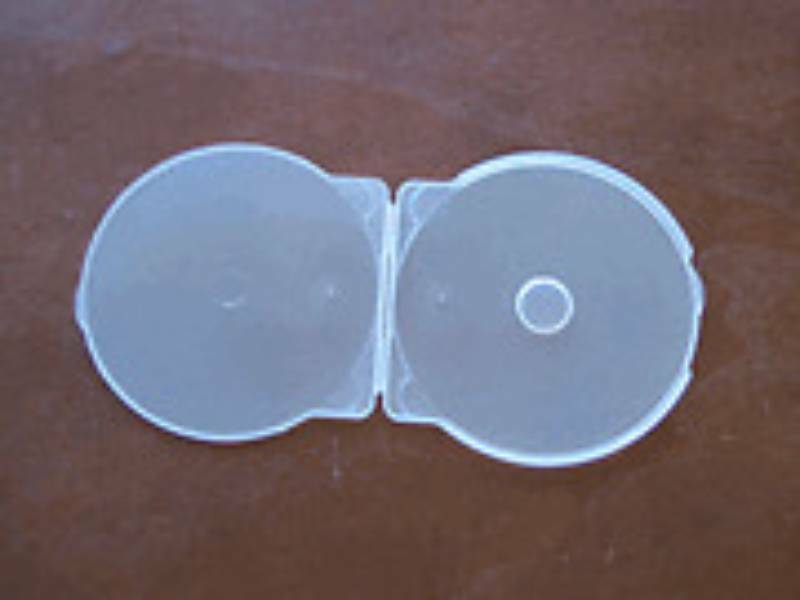 250 Clear 3.5" MINI CD/DVD MINI DISC CLAMSHELL, CLEAR JS107