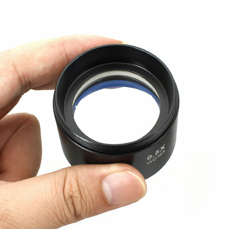0.5X Stereo Microscope Barlow Auxiliary Objective Lens Thread M48*0.75