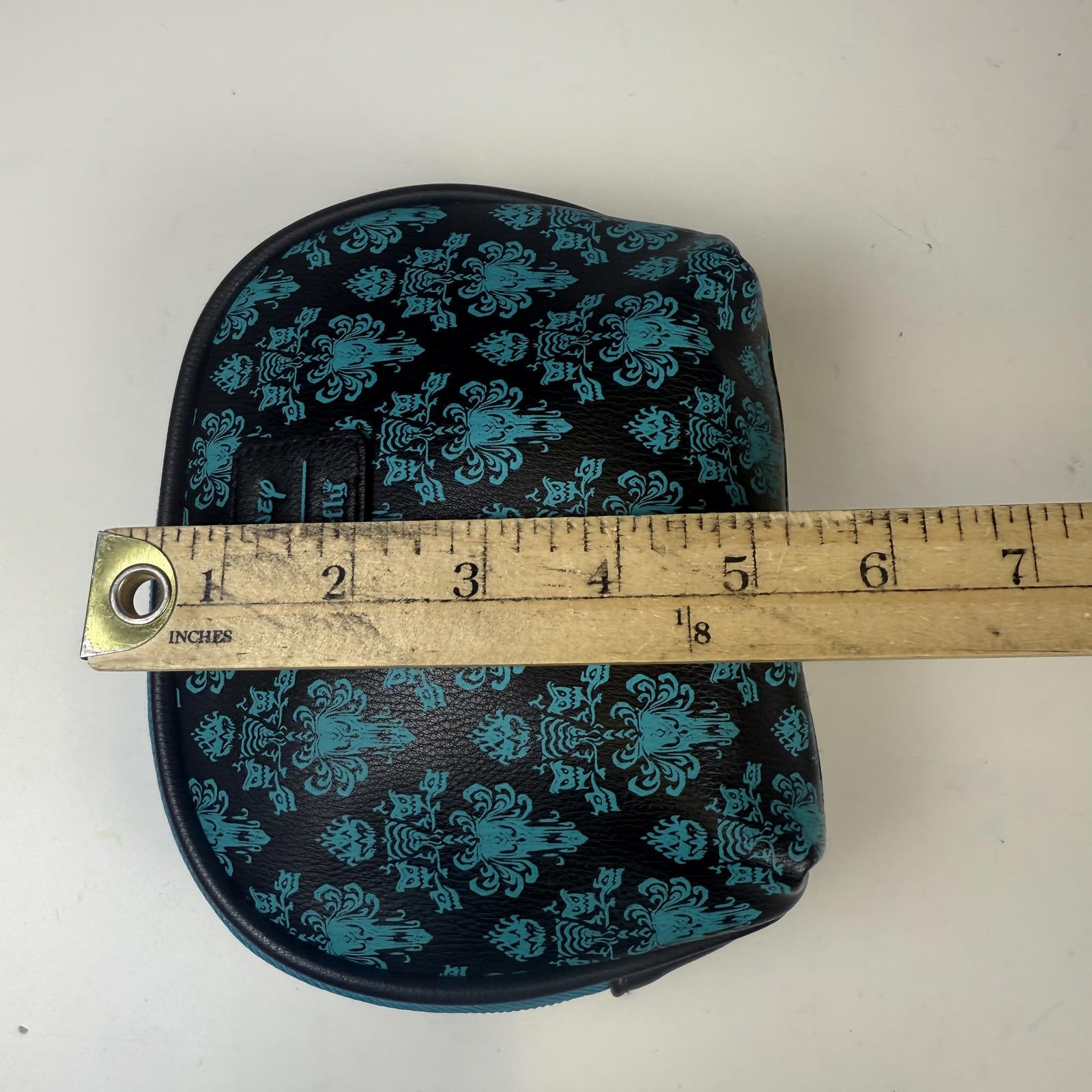 Disney X Loungefly Haunted Mansion Teal and Black Cosmetic Bag Rare
