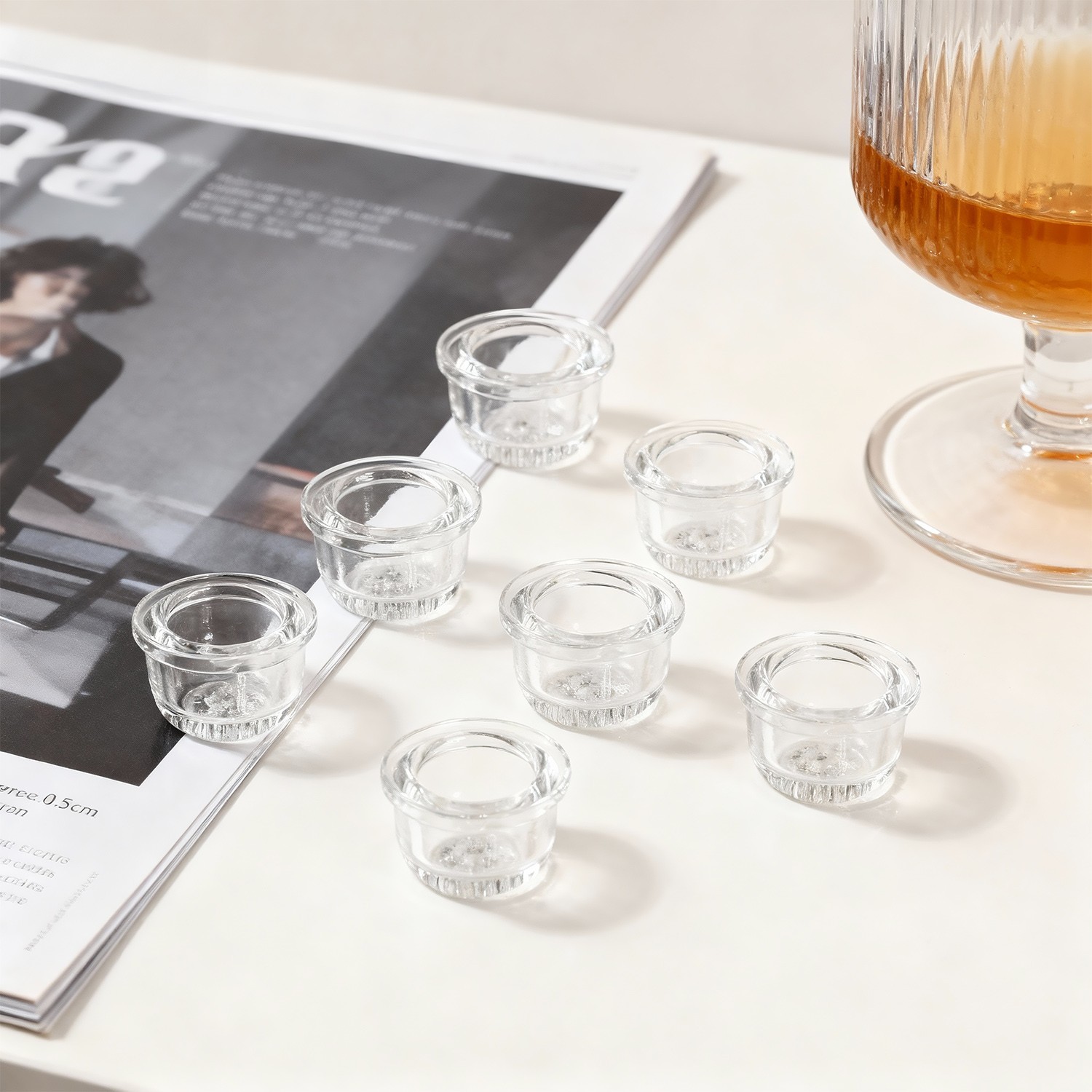 ( Pack of 9 ) 9-Hole Glass Bowl for Silicone Smoking Pipe Glass Replacement Bowl