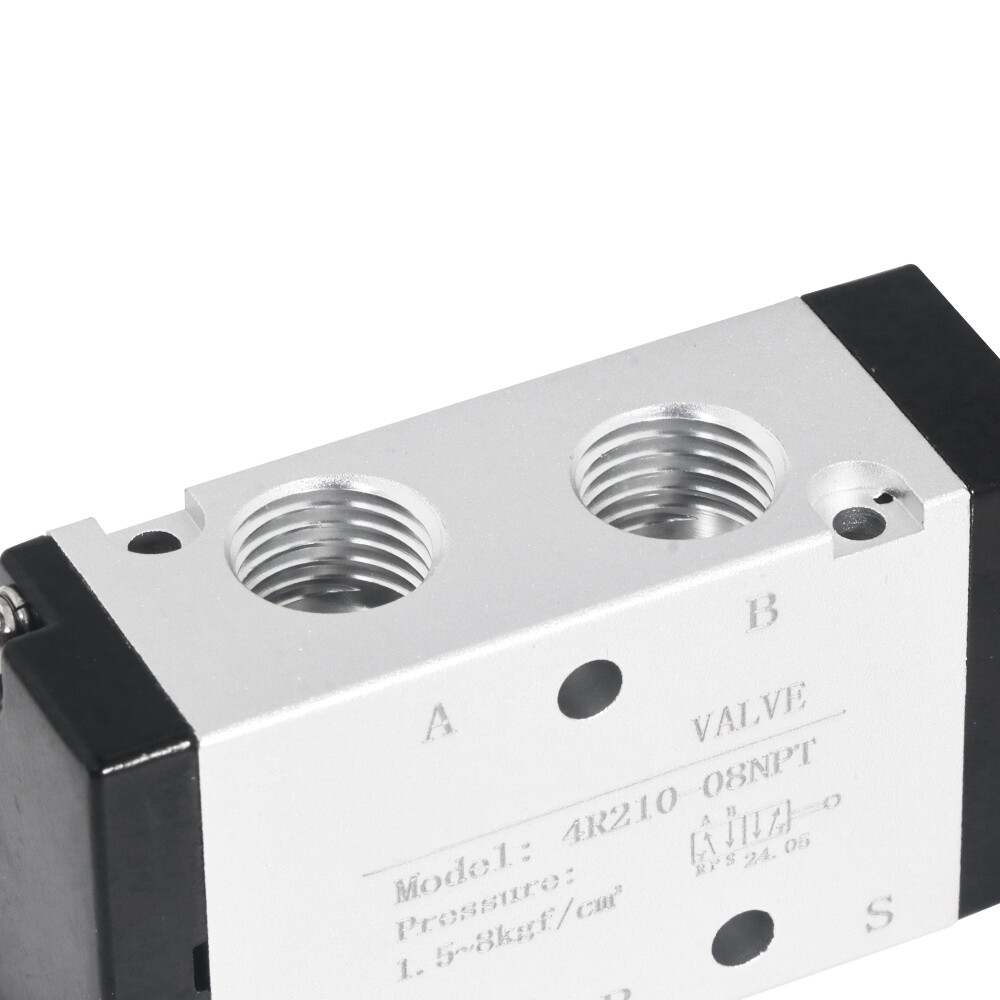 1pc 4R210-08 5 Ways 2 Position 1/4" Hand Lever Control Pneumatic Air Valve