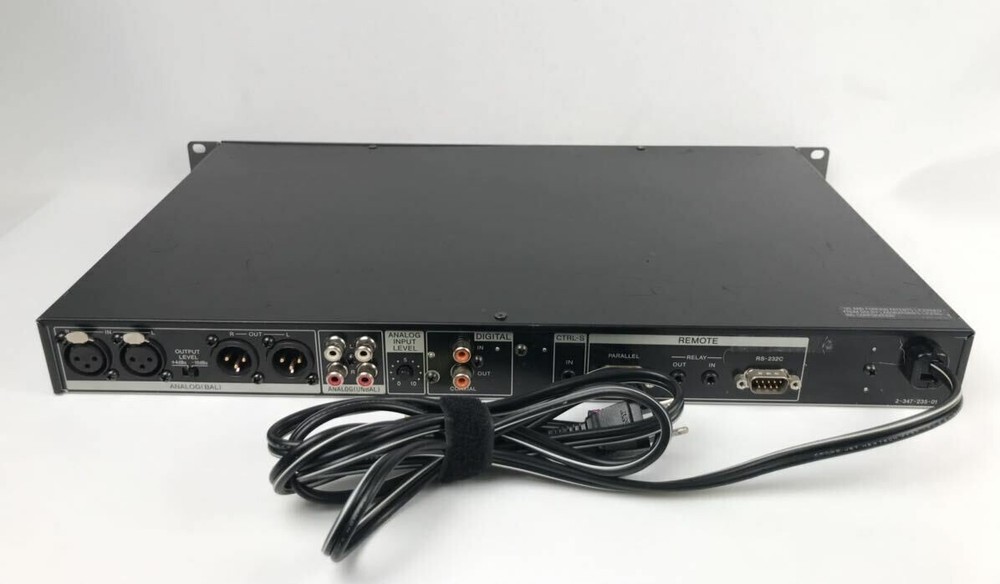 SONY MDS-E12 Professional MD LP Recorder Player Black Tested working