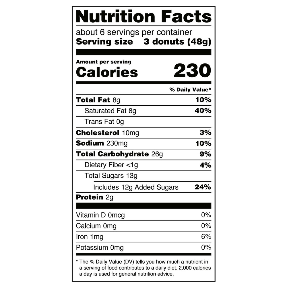 Great Value Frosted Mini Donuts, 10 Oz