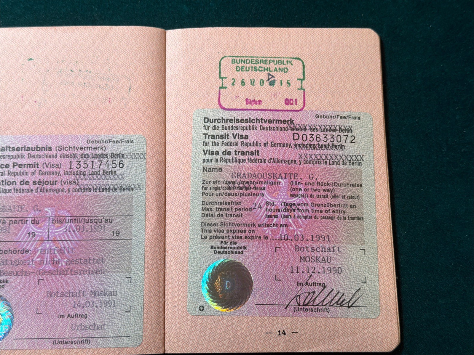 USSR Ministry of Foreign Affairs of Soviet Russia ID of a not existent State