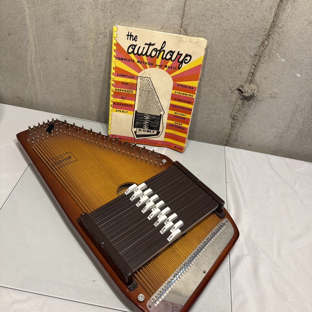 OSCAR SCHMIDT APPALACHIAN AUTOHARP 36-STRING Untested Manual & Tool