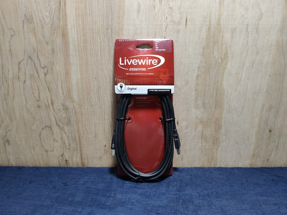 Livewire Essential USB 2.0 Data Cable 10 ft. Professional Audio, Stage