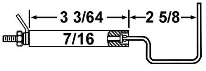 Crown 28045 Replacement Flame Sensor For Wayne HSG & EHG Gas Burners