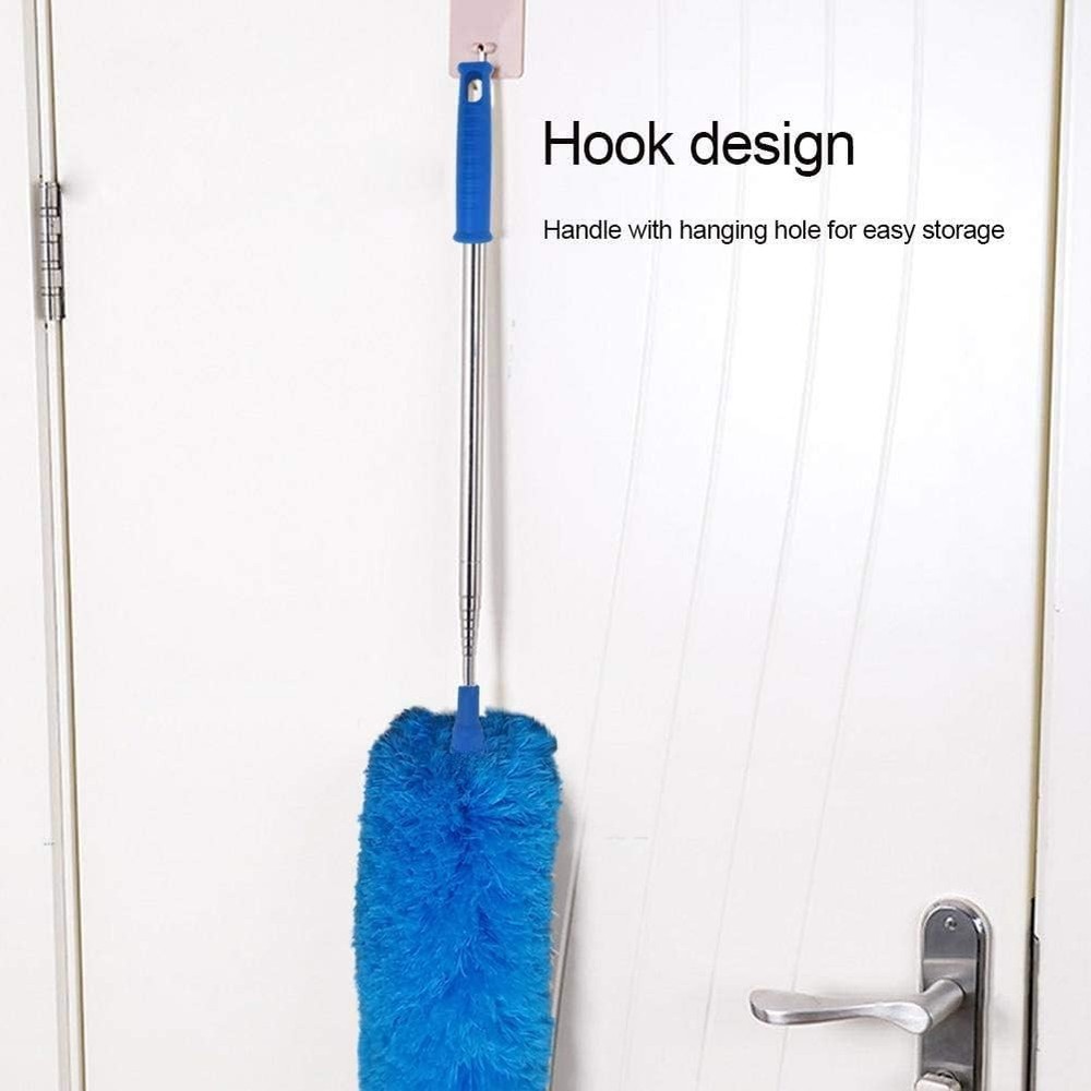 Microfiber Feather Duster Extendable Duster W/ 100 inches Extra Long Pole