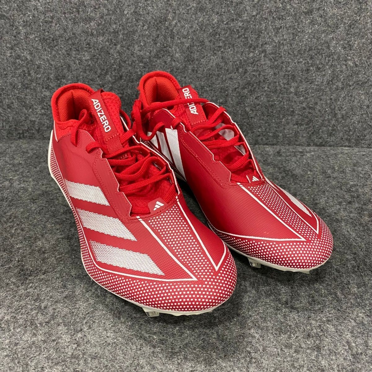 ADIDAS Adizero Electric.1 Performance Cleats Men's Size 11 Red/White