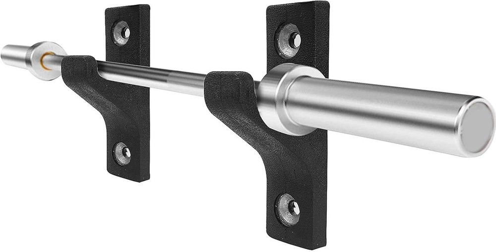 Wall Mounted Horizontal Barbell Holder 1 Bar/2 Bars Storage Rack