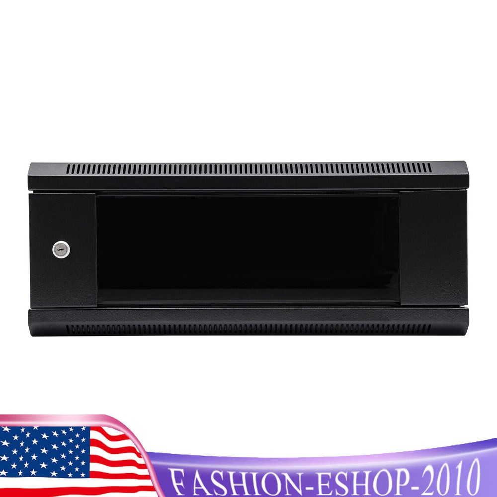 4U Server Cabinet Case Wall Mounted Network Server Data Cabinet Enclosure Rack