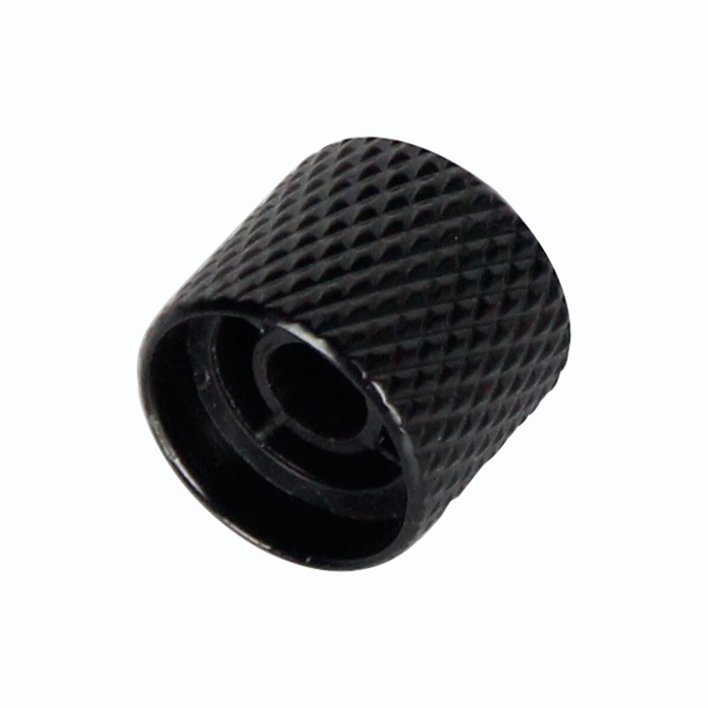 New 12pcs Black Guitar Bass Knobs Volume/Tone Control Dome Metal Knobs