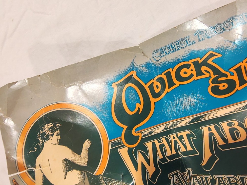 Quicksilver What About Me 1971 Capitol Records Promo Poster Randy Tuten