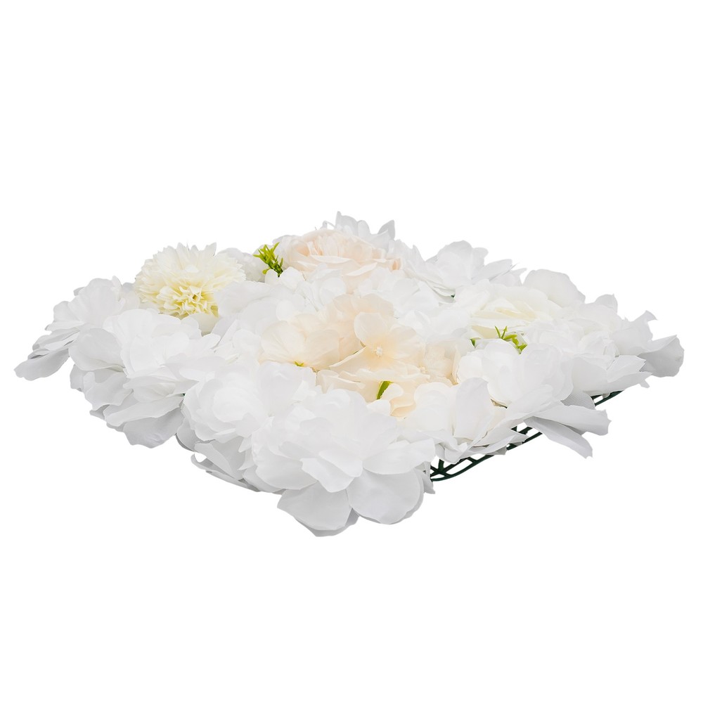 12PCS Silk Artificial Flower Wall Panels for Elegant Backdrops
