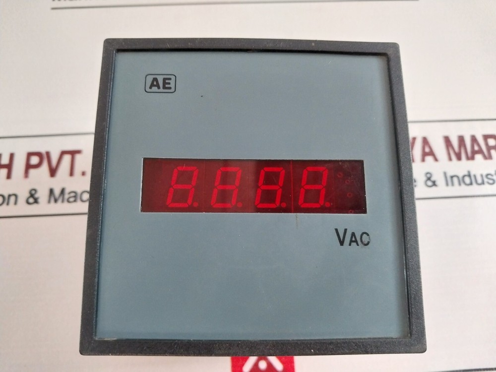 Automatic Electric Digital AC Voltmeter 110 VAC 50 HZ