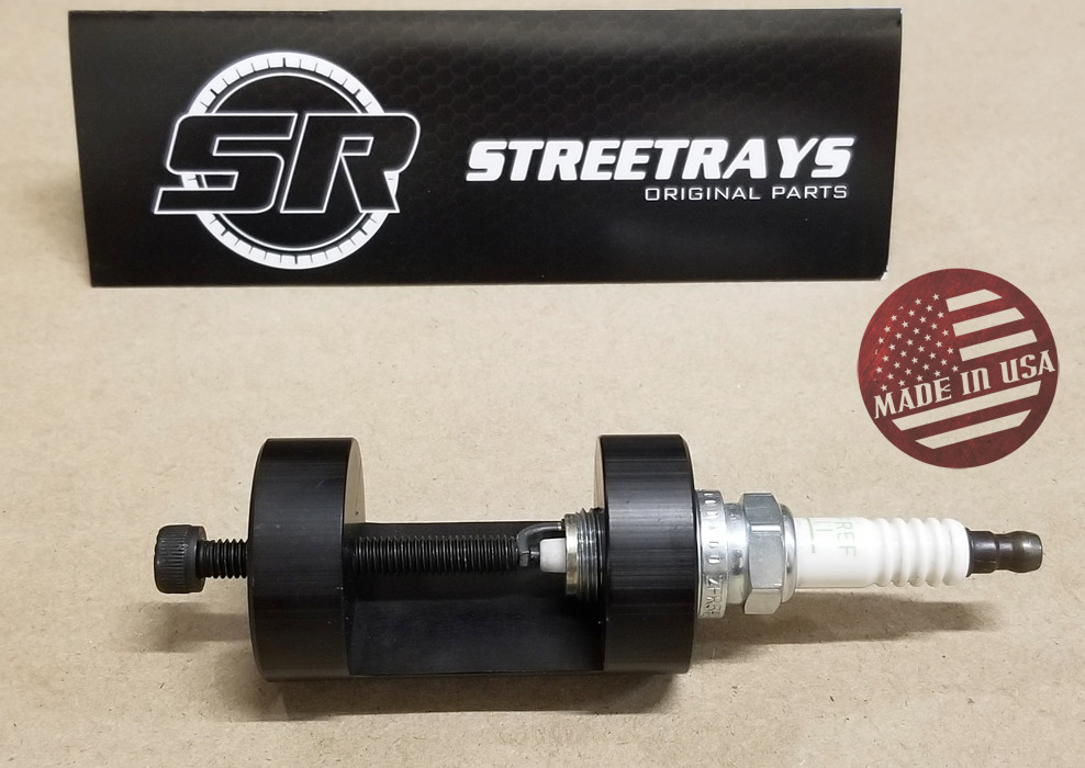 StreetRays Spark Plug Gapper Tool Gap Gapping Tool Sparkplug 14mm Gapper (BLACK)