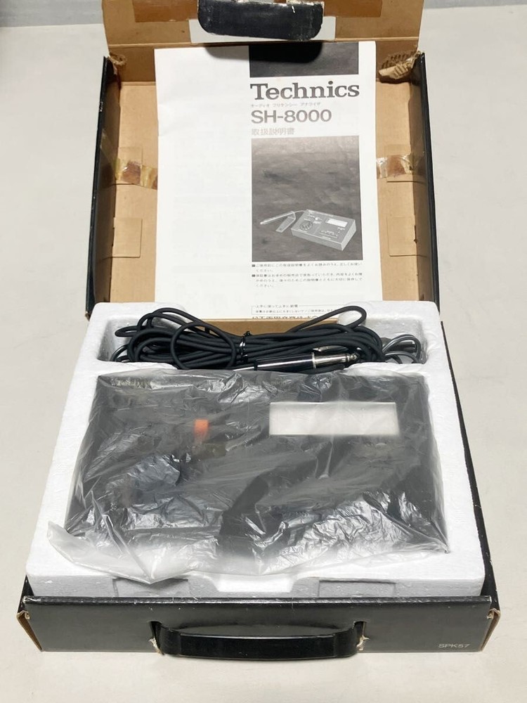 Technics SH-8000 Graphic Equalizer Checker Audio Analyzer with Microphone Tested