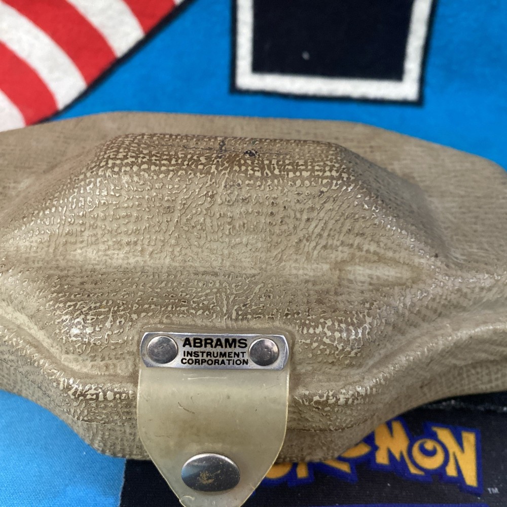 ABRAMS STEREOSCOPE Model CB-1 2-4 Viewer BLACK w CASE EUC