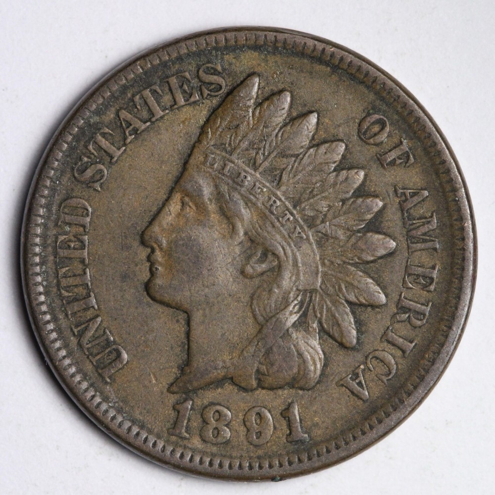 1891 Indian Head Cent Penny CHOICE E157 T