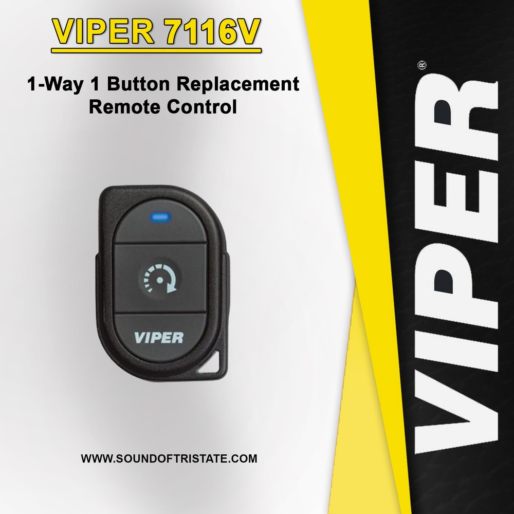 Viper 7116V 1-Way 1 Button Replacement Remote Control