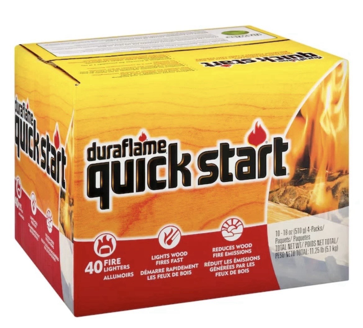 Duraflame Quick Start Firelighters 40 Count Free Shipping New Sealed Package