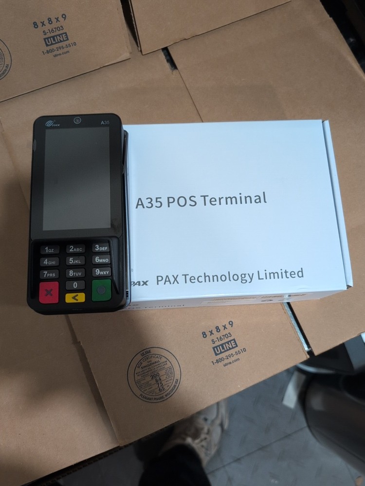 PAX A35 A35-0BA-RD6-00AA POS Terminal USB Ethernet
