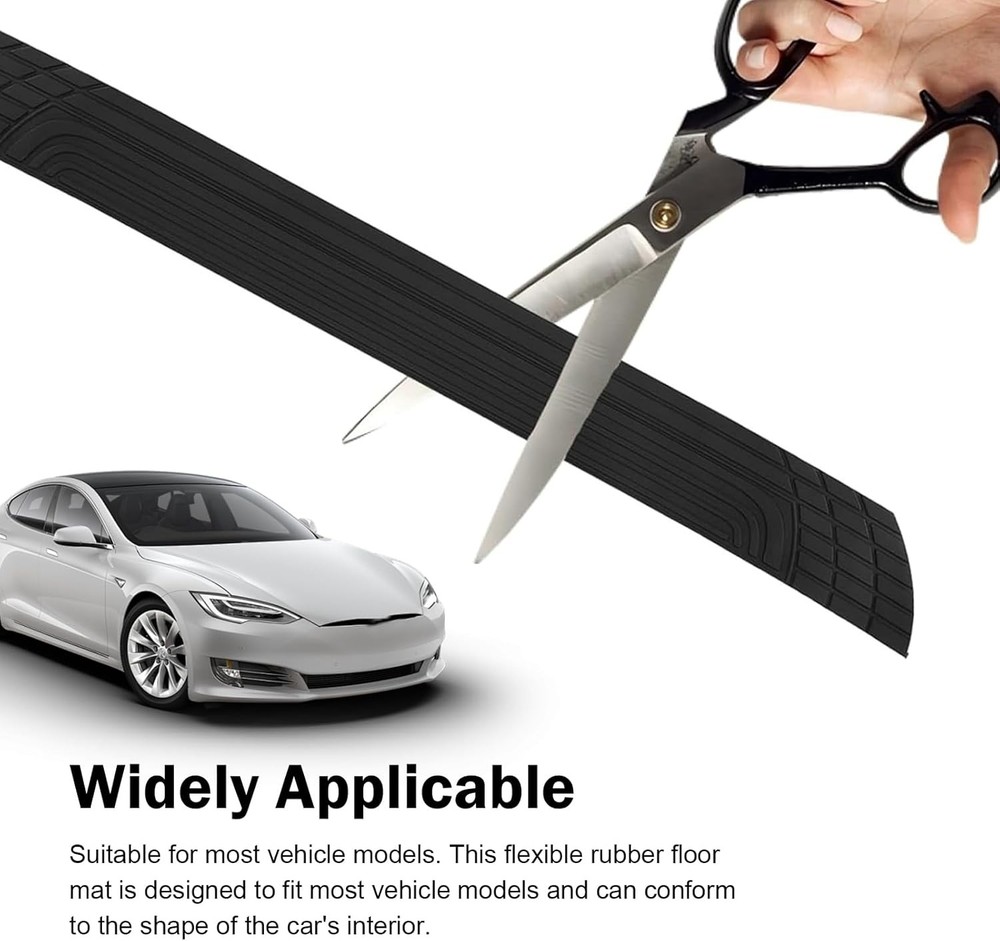 For Ford Accessories Car Rubber Rear Bumper Trunk Guard Anti-Scratch Protector