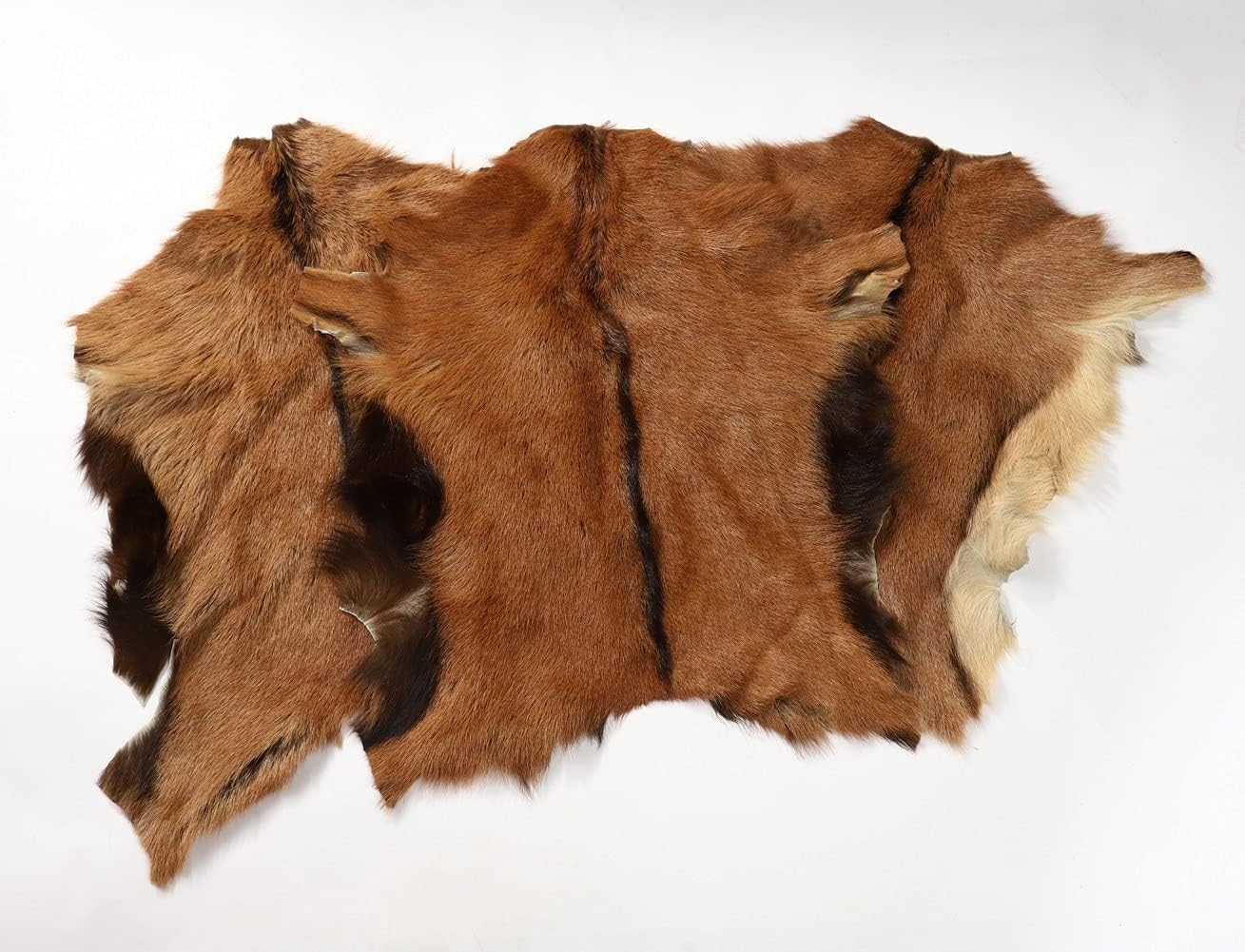 Quality 16x16 Sheepskin Antelope Fur Pelt - Perfect for Plush Crafts & Decor