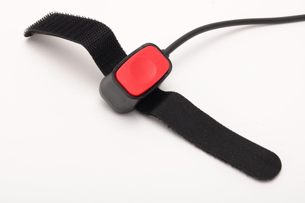 Wirenest® Aviation PTT Button with Strap – Inline Push-to-Talk Switch 3.5mm