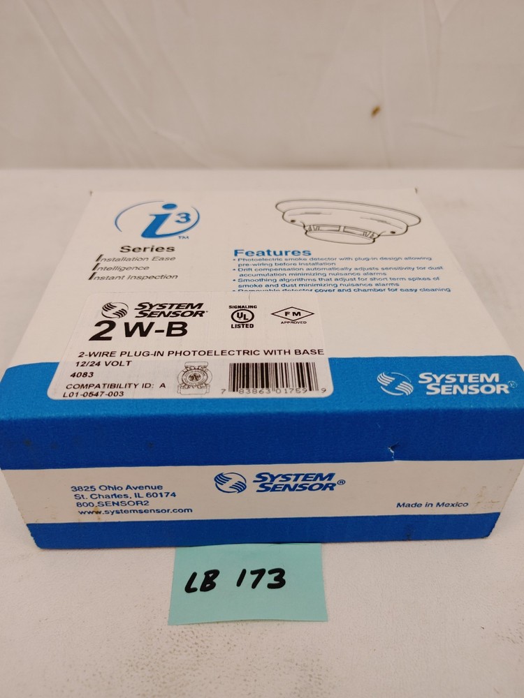 System Sensor 2W-B Smoke Detector