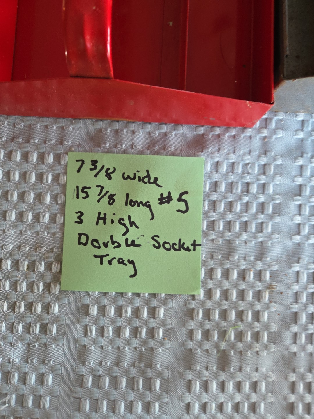 Pick 1 Craftsman Only Tray 16" 17” 18" 20" metal pull out USA Red Gray Tool Box