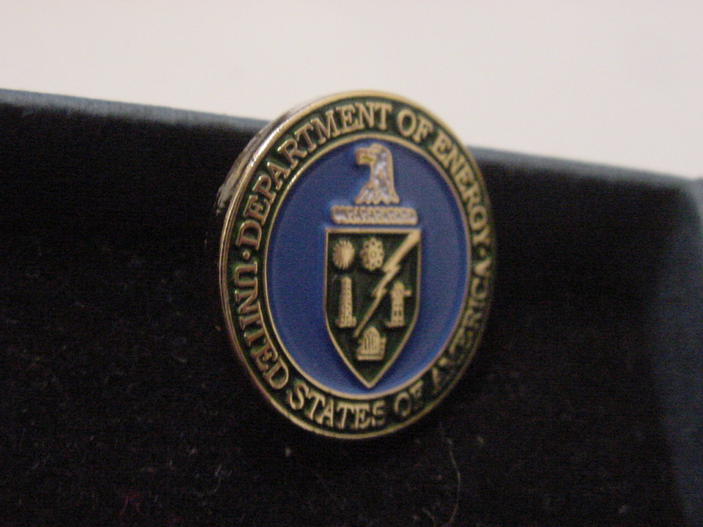 new department of energy DOE lapel pin
